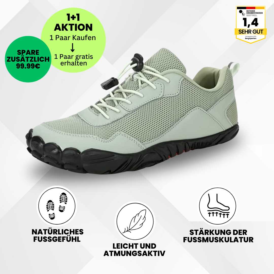 GRATIS EarthWalk - orthopädischer & wasserdichter Barfußschuh für Herbst und Winter