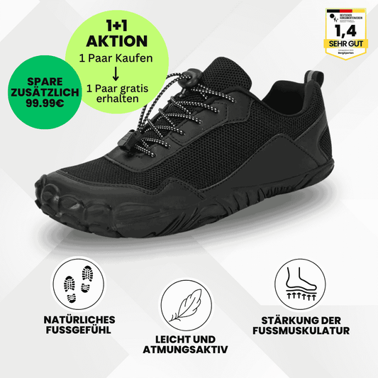 GRATIS EarthWalk - orthopädischer & wasserdichter Barfußschuh für Herbst und Winter