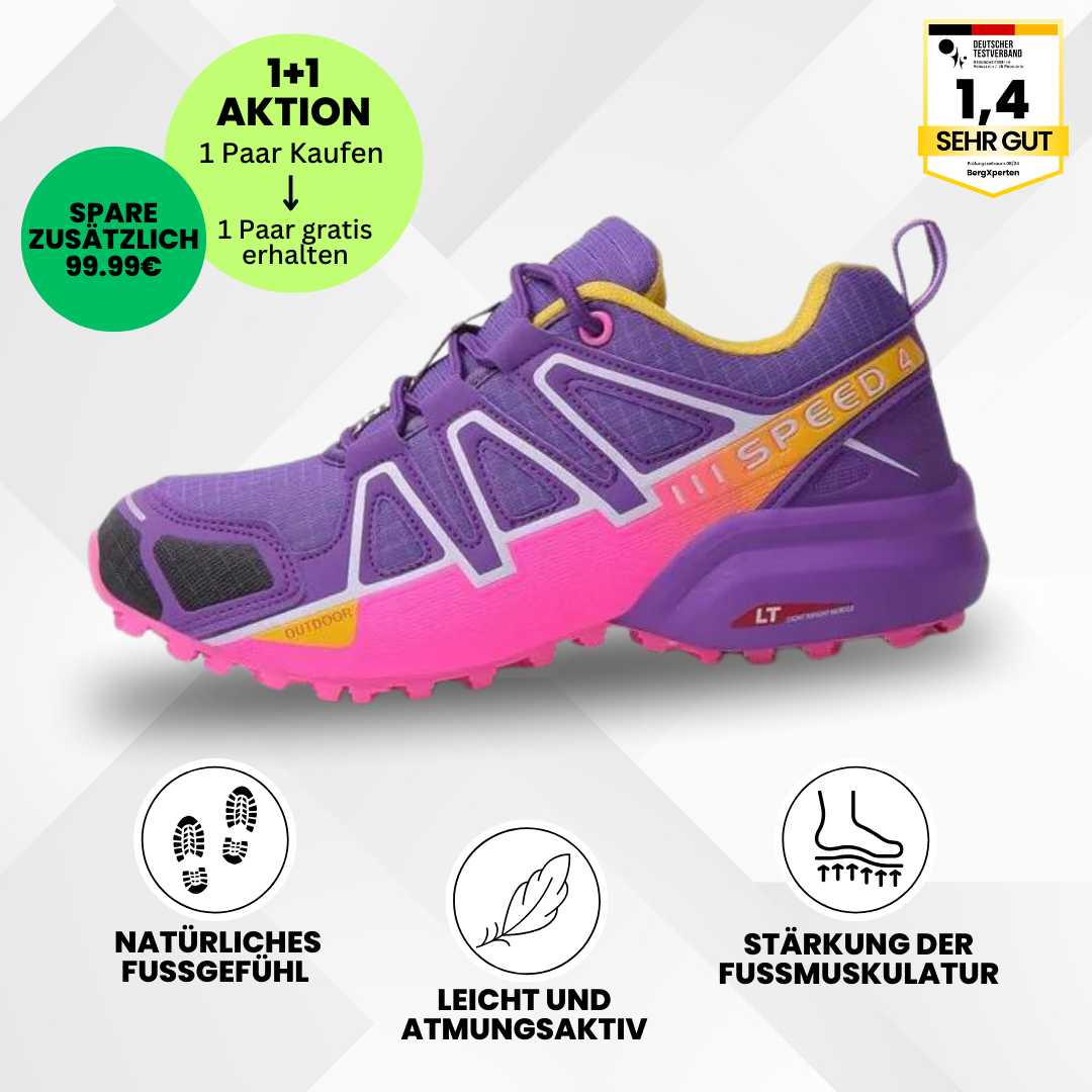 GRATIS OrthoTrekking IV - ergonomische schmerzlindernde Trekking u.- Wanderschuhe (2025)
