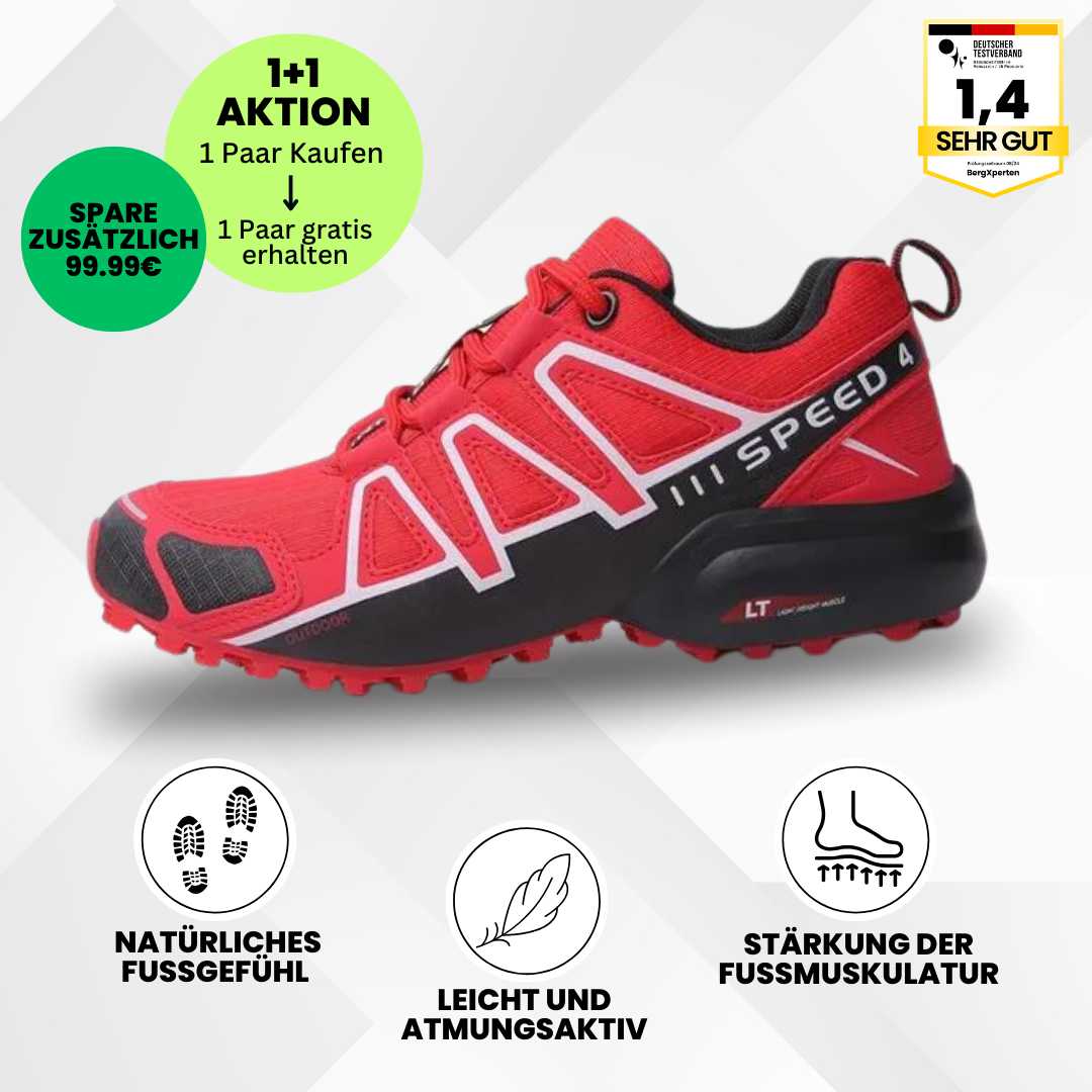 GRATIS OrthoTrekking IV - ergonomische schmerzlindernde Trekking u.- Wanderschuhe (2025)