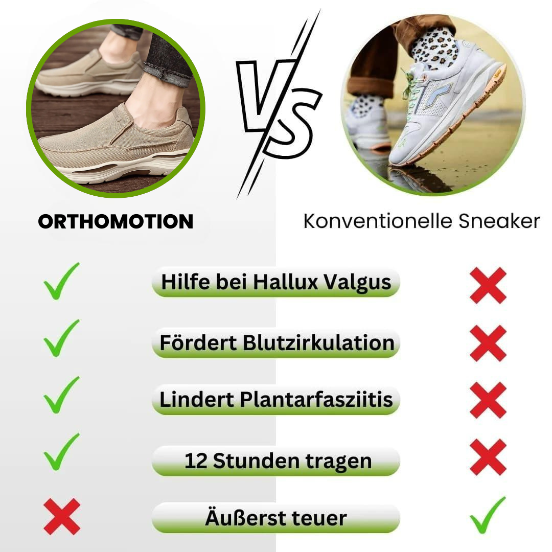 GRATIS OrthoMotion - Ergonomischer Schuh zur Schmerzlinderung - Unisex
