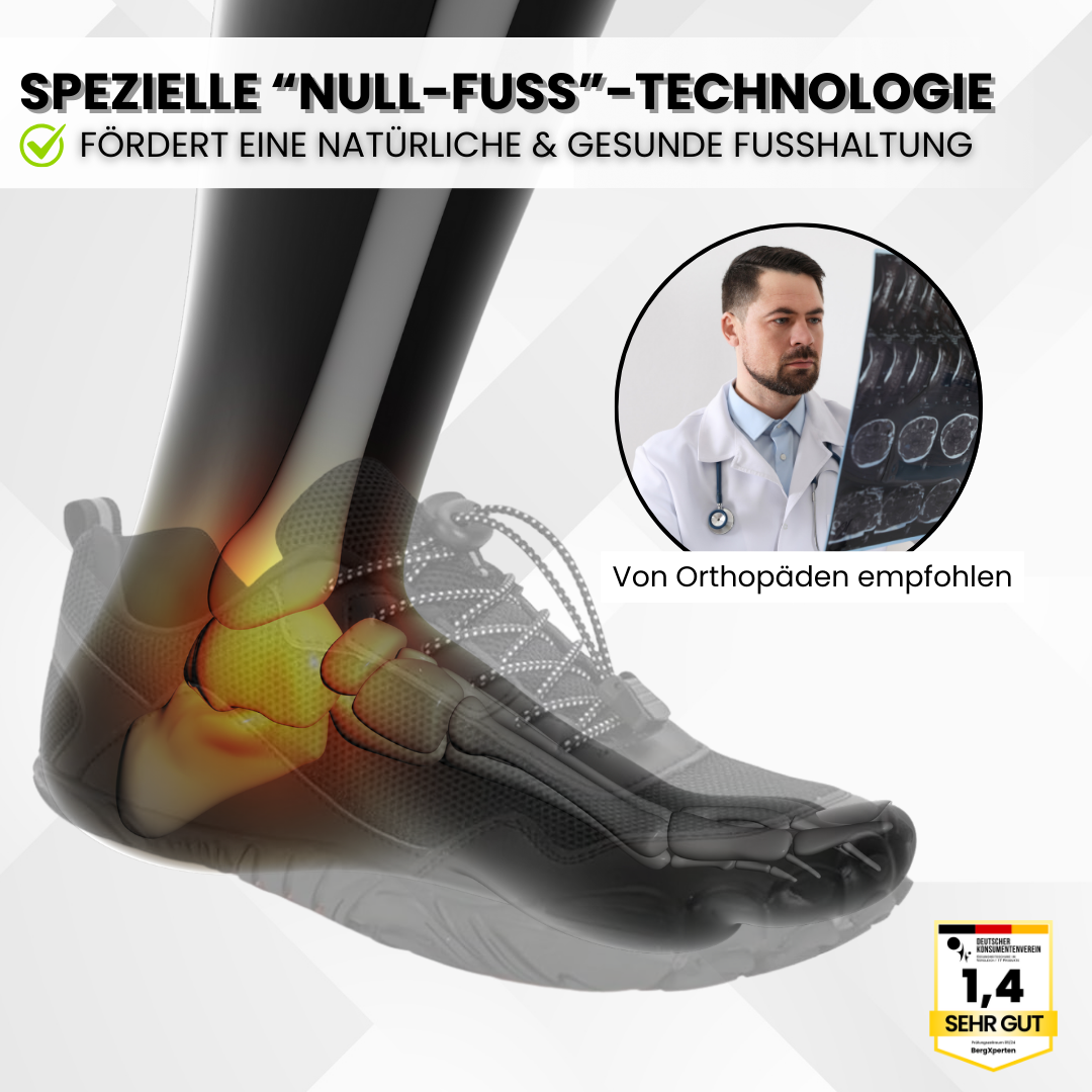 GRATIS EarthWalk - orthopädischer & wasserdichter Barfußschuh für Herbst und Winter