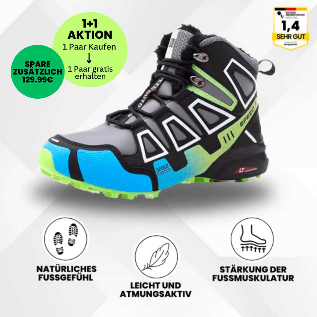 GRATIS OrthoTrekking Pro - ergonomische schmerzlindernde Trekking u.-Wanderschuhe