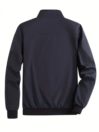 LEICHTE ANTIWINDJACKE MIT STEHKRAGEN