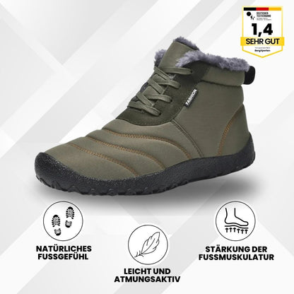 OrthoWarm – gefütterte, wasserabweisende Barfußschuhe