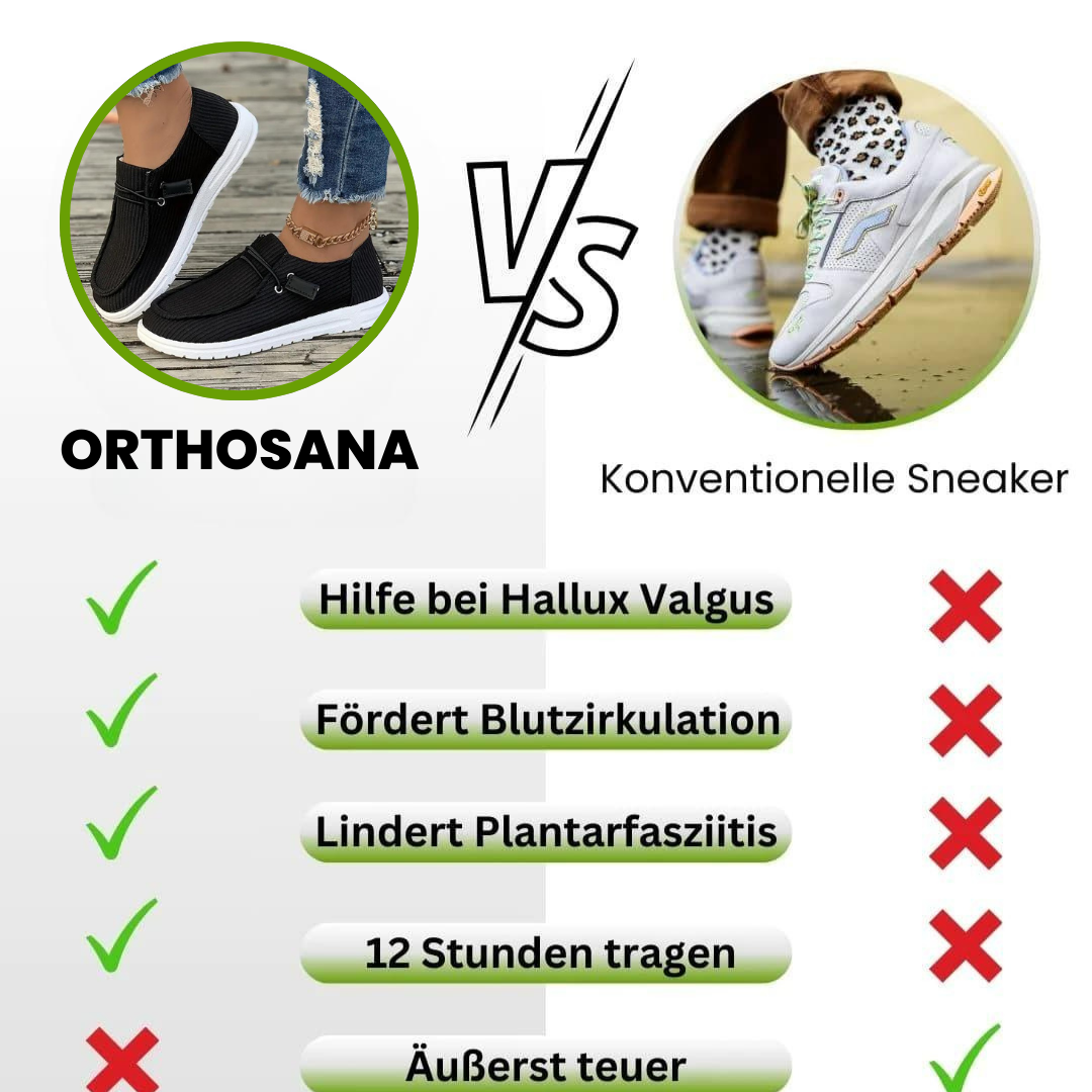 GRATIS OrthoSana - orthopädische schmerzlindernde Freizeitschuhe für Damen - Sonderaktion 1+1 Gratis (Copia)