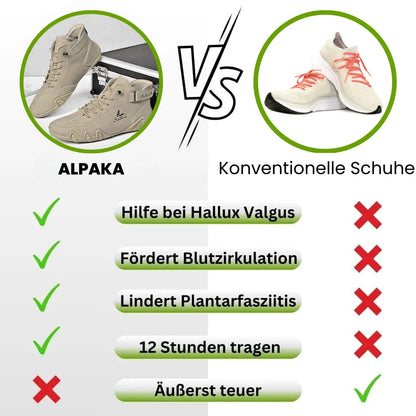Alpaka – wasserdichte Leder-Barfußschuhe