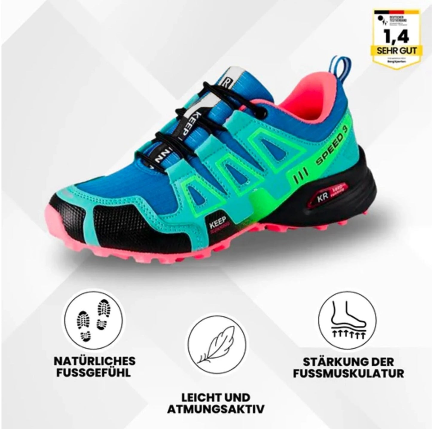 OrthoTrekking - ergonomischer schmerzlindernder Trekking u.- Wanderschuh