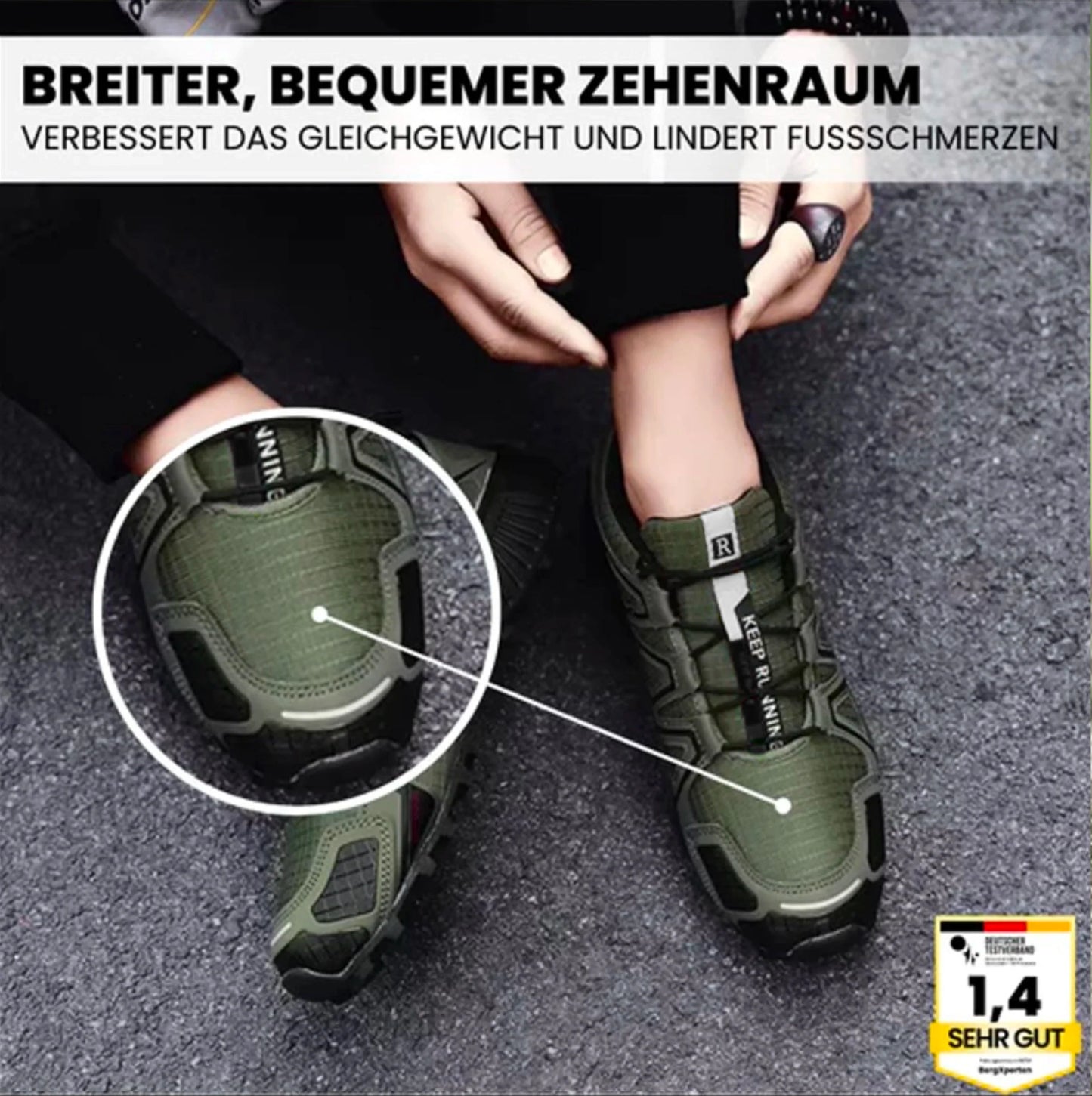 GRATIS OrthoTrekking IV - ergonomische schmerzlindernde Trekking u.- Wanderschuhe (2025)
