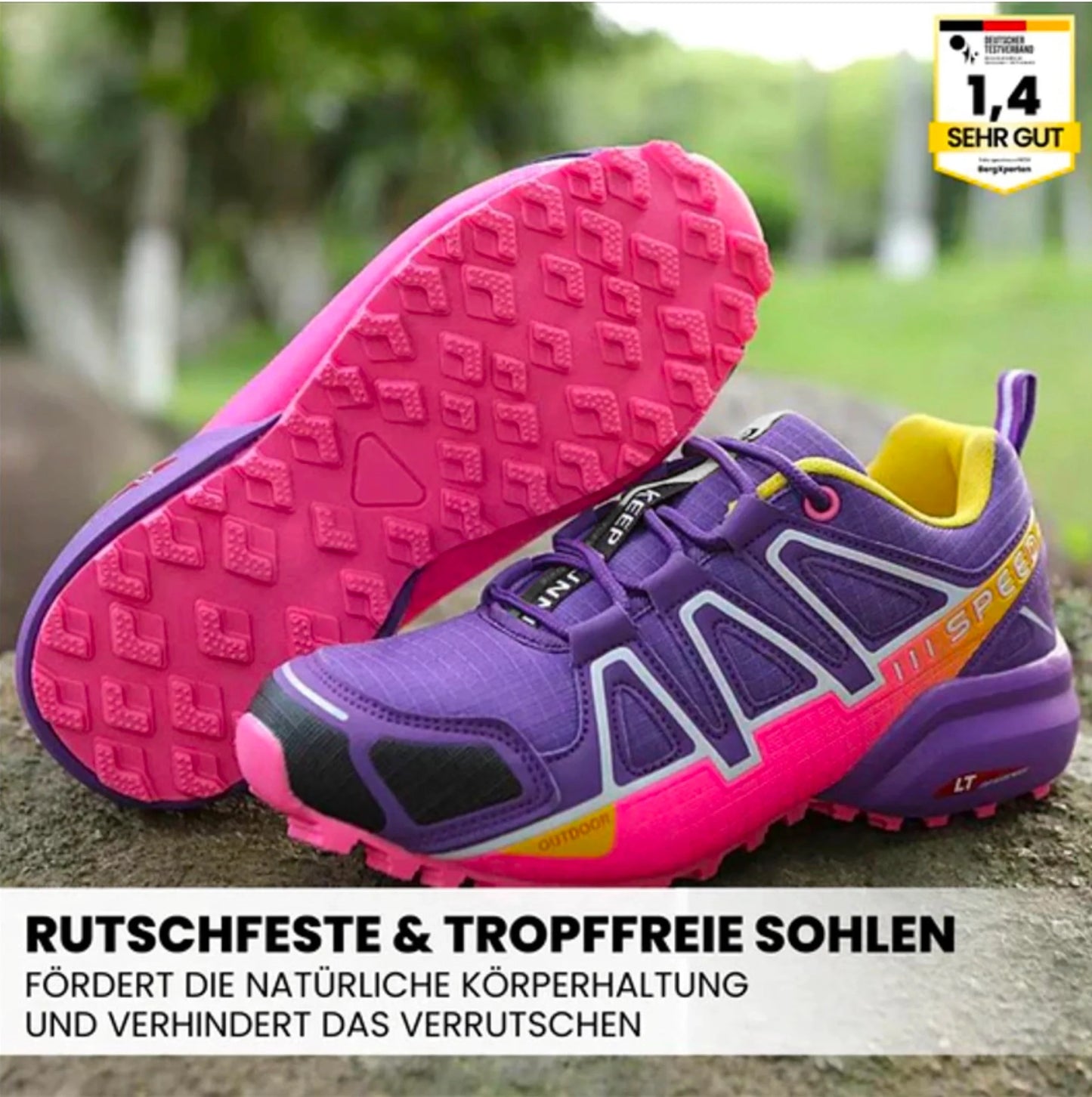 GRATIS OrthoTrekking IV - ergonomische schmerzlindernde Trekking u.- Wanderschuhe (2025)