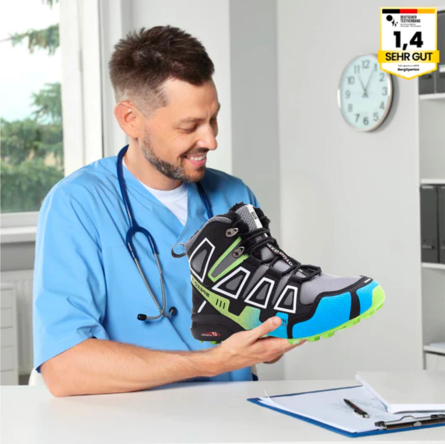 GRATIS OrthoTrekking Pro - ergonomische schmerzlindernde Trekking u.-Wanderschuhe