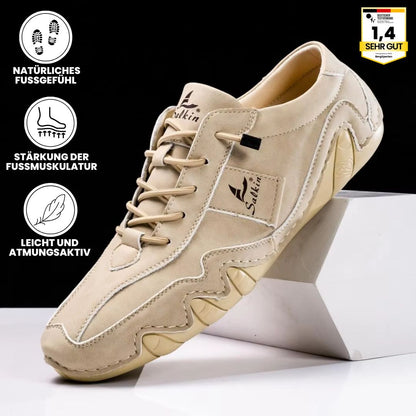 OrthoActive – wasserdichte Leder-Barfußschuhe