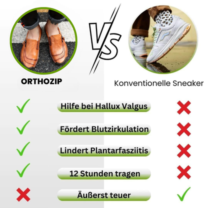 Ergonomischer Schuh zur Schmerzlinderung - OrthoZip Unisex