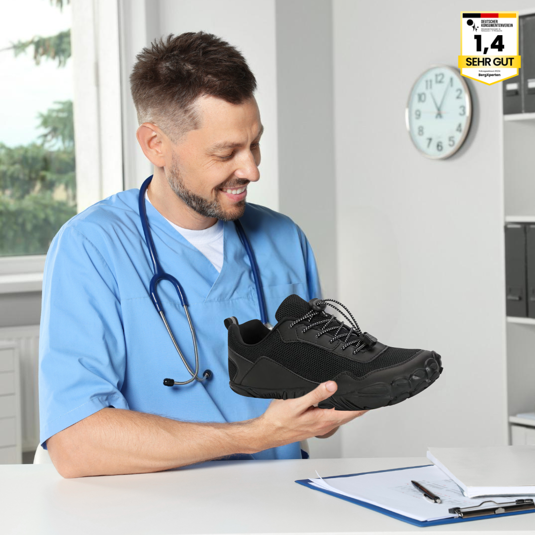 GRATIS EarthWalk - orthopädischer & wasserdichter Barfußschuh für Herbst und Winter