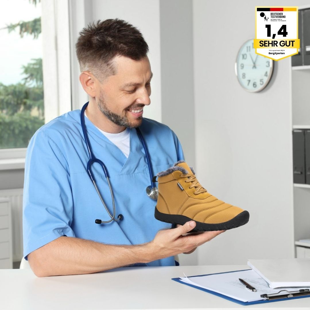 OrthoWarm – gefütterte, wasserabweisende Barfußschuhe