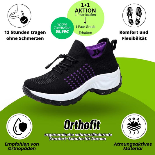 GRATIS Orthofit - ergonomische schmerzlindernde Komfort-Schuhe für Damen